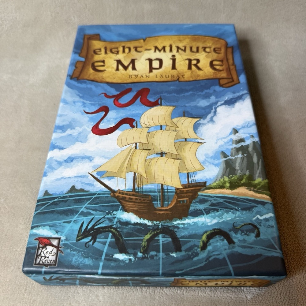 Red Raven Boardgame Eight-Minute Empire 2012 MINT Fun Cards Game Award Winning!